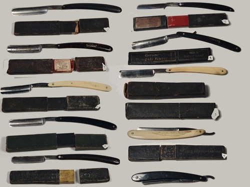 Vintage cut throat razor job - vintage,