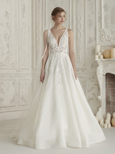 Pronovias elis ivory organza - pronovias,