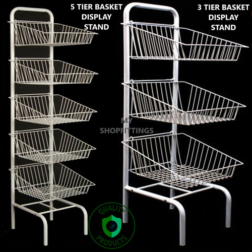 Basket stand 5 - stand, white