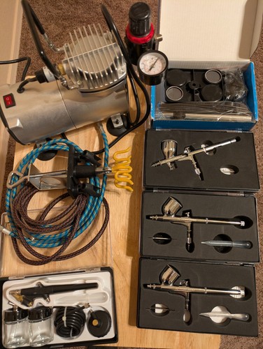 Pointzero airbrush kit guns - pointzero,