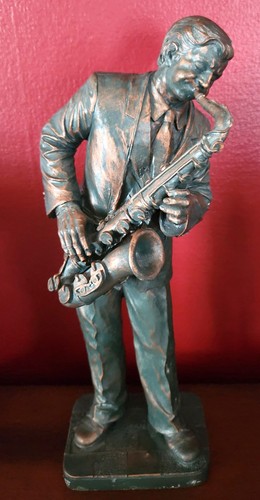 Jazz saxophone player resin - jazz,