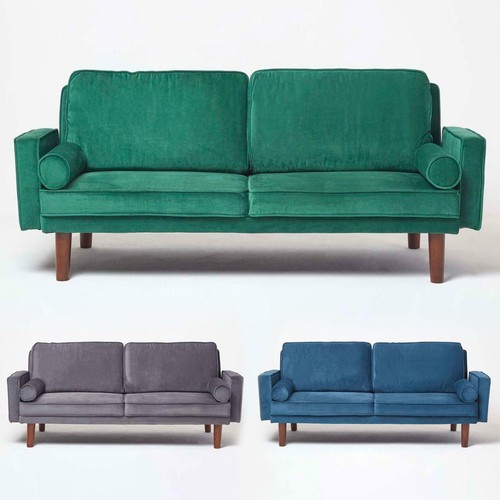 Luxury velvet sofa - velvet, 3