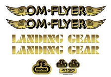 SE Racing "OM FLYER" decal set