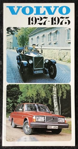 Volvo cars 1927 1975 history - cars, 1927-1975