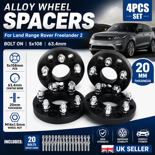 Alloy wheel spacers - 20mm, for