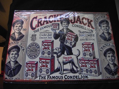 Cracker jack tin sign wall - ,