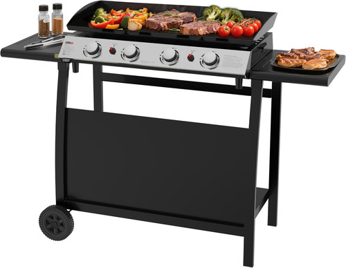 Burner gas bbq plancha grill - 4,