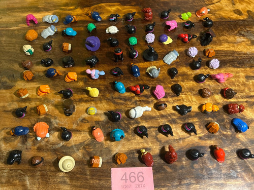 100x lego minifigure hairs - 100x,