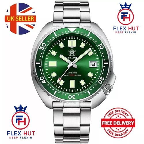Steeldive sd1970 green captain - green,