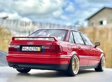 1/18 Audi 80 competition Red 94 RS conversion wheels BBS aluminium custom Otto Ottomobile B