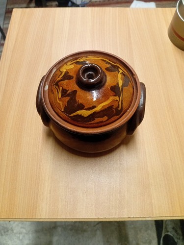 Vintage crich pottery tureen - vintage,