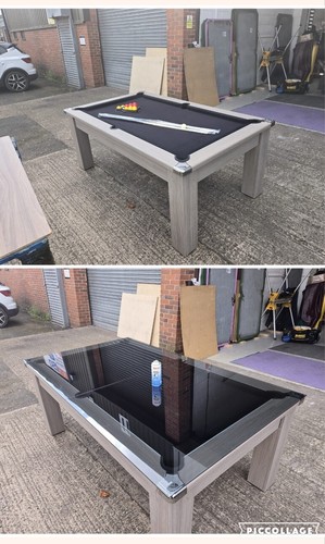 7x4 refurbed dining table - ag,