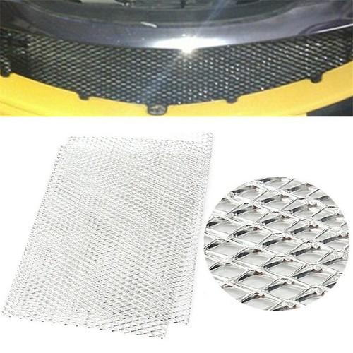 Silver aluminium racing grille - aluminium,
