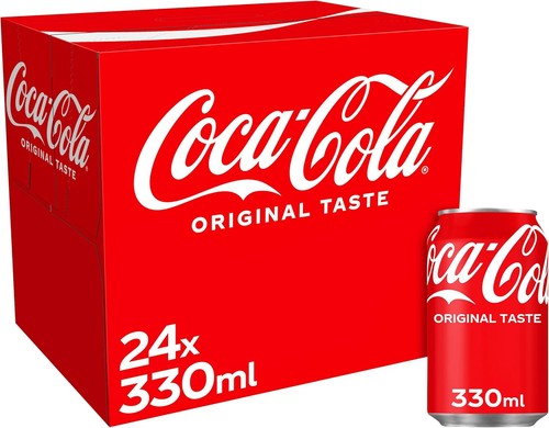 Coca cola 330ml cans - 24,