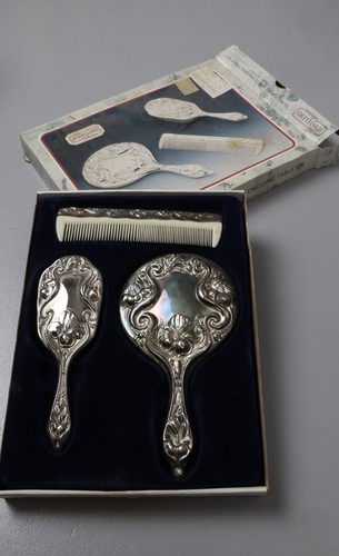 Three piece silver plated - three-piece,