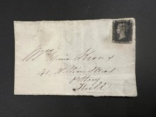 QV GB SG 1 1d Penny Black PI