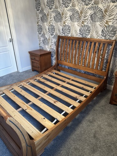Wooden double sleigh - wooden,