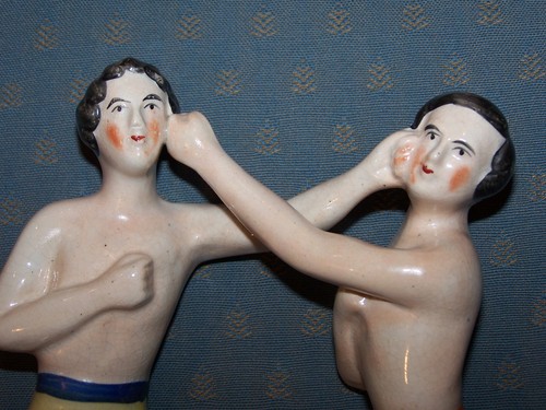 Antique staffordshire pottery - antique,