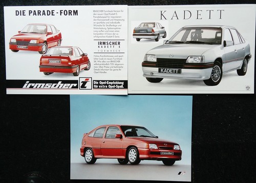 Opel kadett brochure set - opel,