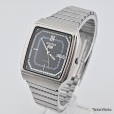 Seiko 5 6309-513B Automatic Blue Dial Oct 1981 Men’s Vintage Watch