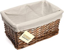 Wicker Storage Basket Xmas