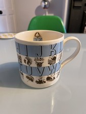 Wedgwood blue alphabet - alphabet, mug