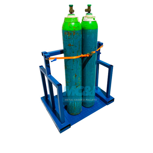 Forklift gas bottle handler - forklift,