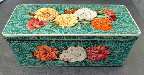 Jacobs floral vintage tin - jacobs,
