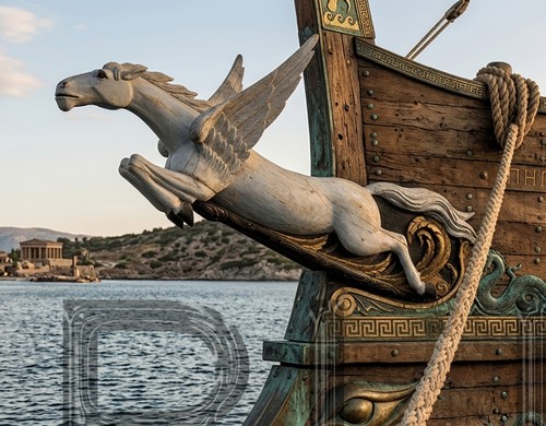 Pegasus figurehead ancient - figurehead,
