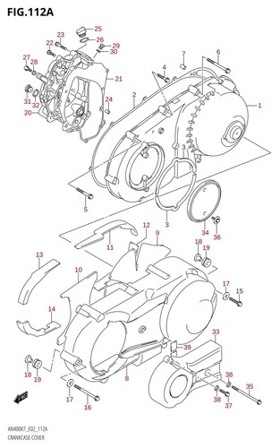 Suzuki genuine bolt z400 - genuine, k5