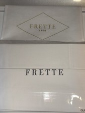 $500 Frette Classic Hotel White Lux Percalle 100% Cotton Luxury Queen Sheet Set
