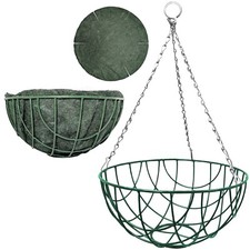 Green Hanging Basket & Jute
