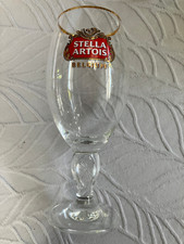 Stella Artois Belgium 33cl ~12oz Gold-Rimmed Beer Chalice - 1