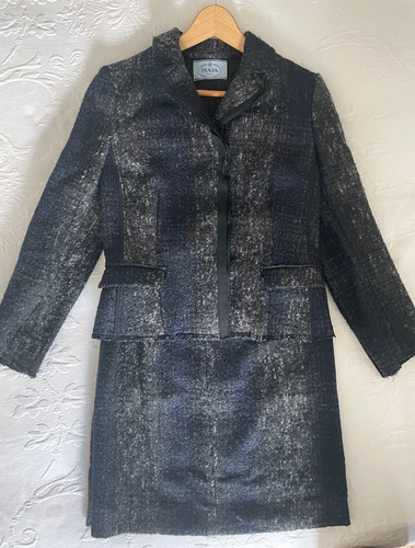 Prada piece tweed - piece, suit