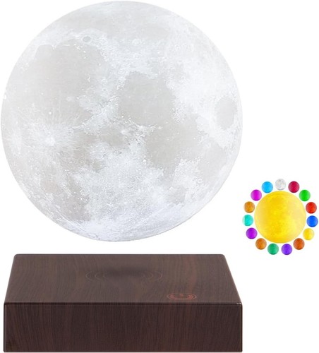 Magnetic levitating moon lamp - moon,