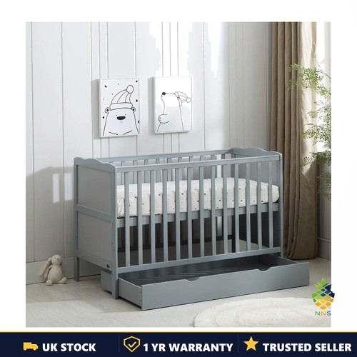 Mcc direct wooden baby cot - cot, bed