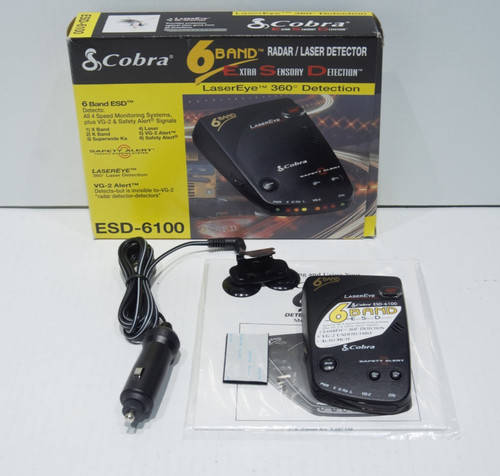 Cobra esd 6100 band radar - 6-band,