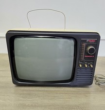 Bush Ranger 3 Portable Black & White CRT TV Retro Gaming Screen Television Prop