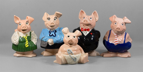 Wade natwest pigs piggy banks - natwest,