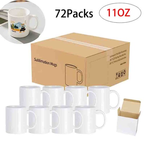 72x sublimation mugs - sublimation, 11oz