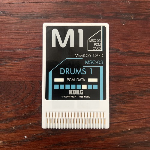 Korg drums rom card - m1, “drums