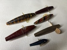 6 Vintage Brass Devon Minnows / Vintage Lures / Nice Little Lot - Plenty Of Life