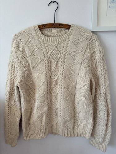 Hand knitted chunky cable knit - chunky,