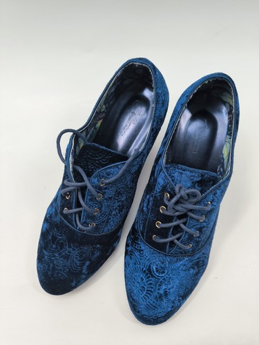 Joe browns blue velvet - browns, vintage