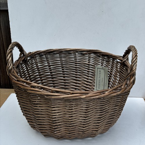 Wicker storage basket - storage,