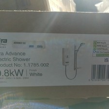 MIRA Advance 9.8kw Electric Shower, White - 1.1785.002
