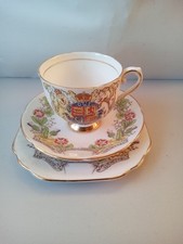 Vintage Stanley Bone China Queen Elizabeth 2nd Coronation 1953 Trio