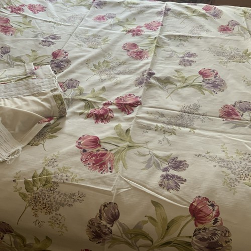 Dunelm tulip lilac floral - &,