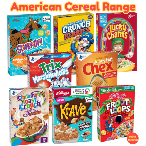American cereal box - american, |