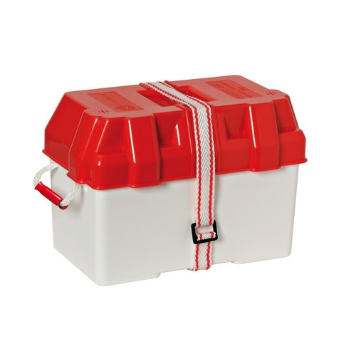 Boat battery box white - battery,